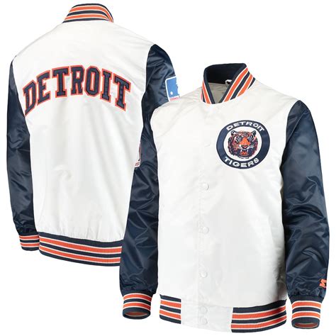 Starter Detroit Tigers White The Legend Jacket