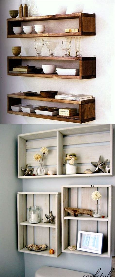 Unique Design Options For DIY Floating Shelves - TOP Cool DIY