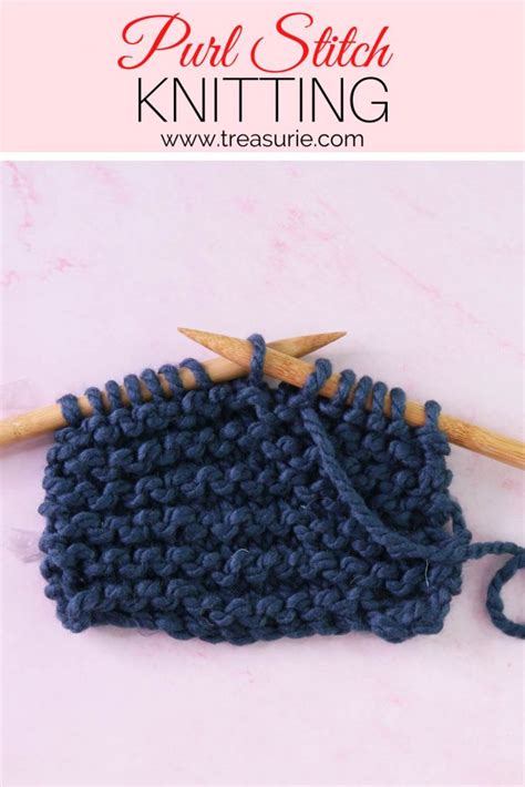 Purl Stitch Knitting for Beginners - Learn How to Purl Stitch Knit