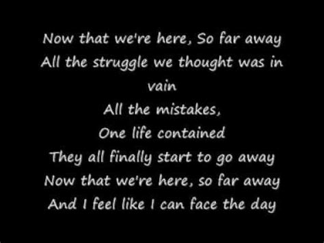 Staind - So Far Away (Lyrics) - YouTube | So far away lyrics, Staind lyrics, Lyrics