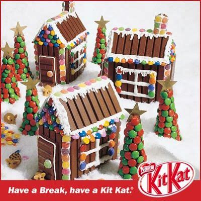 Kit Kat House | Diy christmas treats, Christmas gingerbread house, Chocolate house