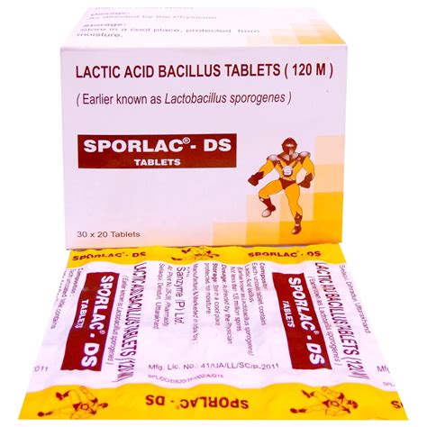 Sporlac DS Tablet: Buy Strip of 20 tablets at best price in India | One Bharat Pharmacy