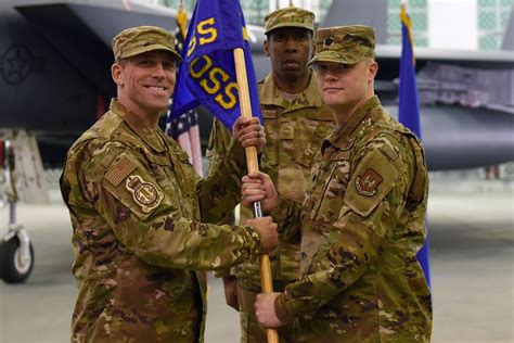 DVIDS - Images - New commander takes charge of the 48th Operations Support Squadron [Image 3 of 3]