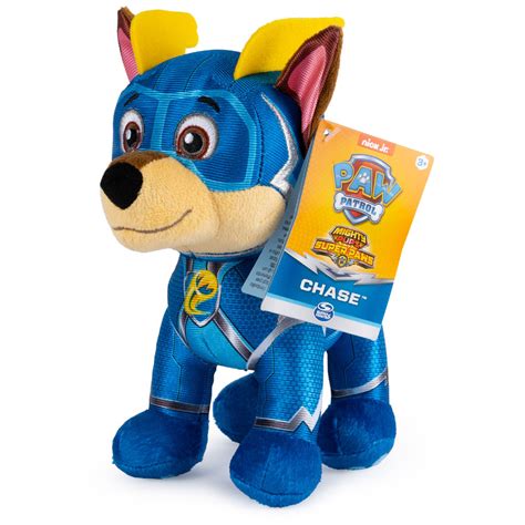 PAW Patrol, 8-Inch Mighty Pups Super PAWs Chase Plush | Toys R Us Canada