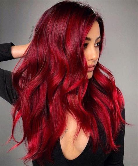 Bold-Hair-Colors-to-Try-in-2019 red hair #haircolor | Wine red hair ...