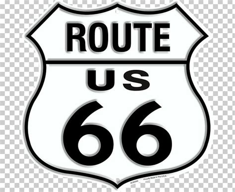 U.S. Route 66 Road Brand Logo PNG, Clipart, Area, Black And White ...