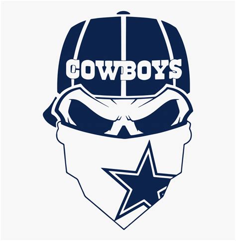 Dallas Cowboys Skull Logo, HD Png Download - kindpng