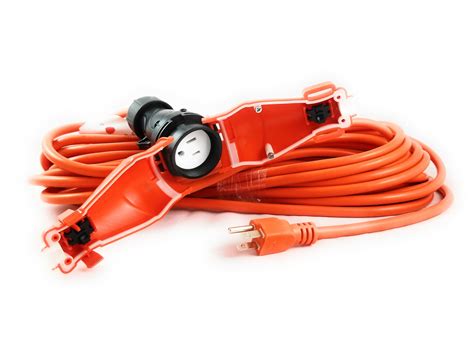 25 ft Outdoor Extension Cord with Waterproof Connector Rated IP65 - 14/3 Gauge - ETL Listed ...