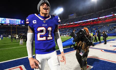 Buffalo Bills celebrations walking off the field after Cowboys win