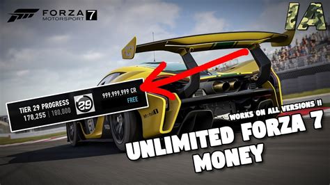 Forza Motorsport 7/ Horizon 3 Unlimited Money Hack - Mod || (Working October 2018) - YouTube