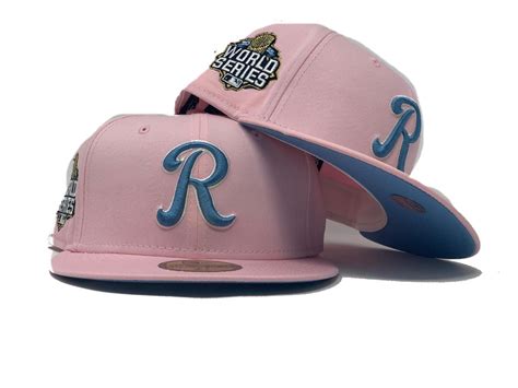 Pink Kansas City Royals 2015 World Series Custom New Era Fitted Hat ...