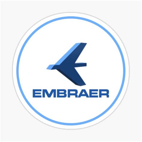 "Embraer logo" Sticker by peteroldfield | Redbubble