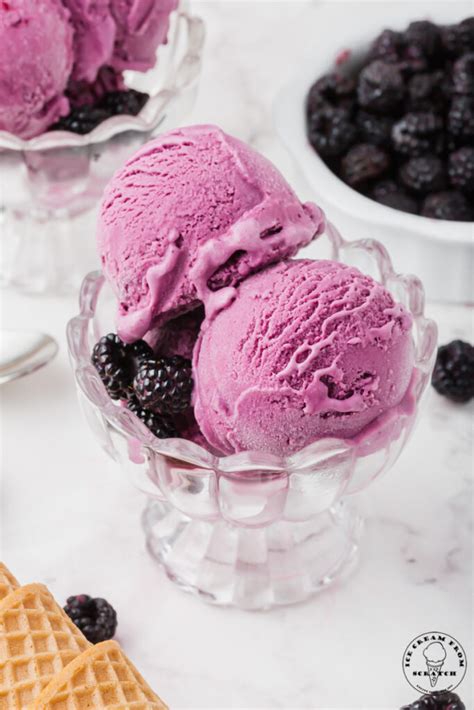 Black Raspberry Ice Cream - Ice Cream From Scratch