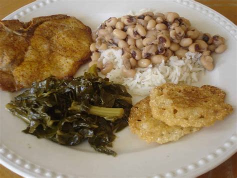 Traditional Southern New Year's Day Menu