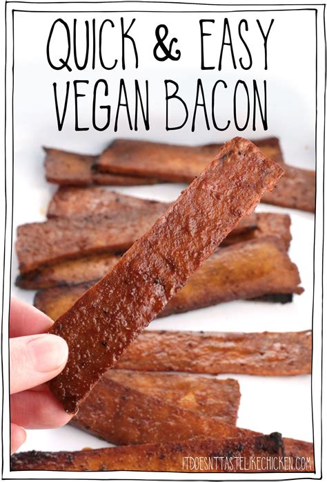 Quick & Easy Vegan Bacon (tofu) • It Doesn’t Taste Like Chicken – Vegan ...