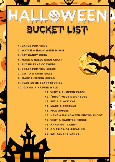 Halloween Bucket List: 20 fun things to do this season