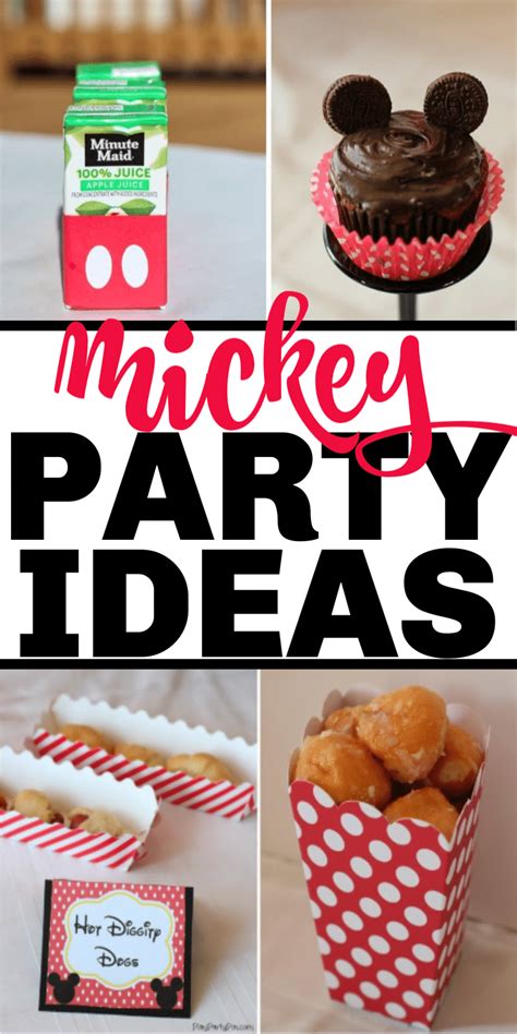 Mickey Mouse Clubhouse Party Ideas & Free Mickey Mouse Printables