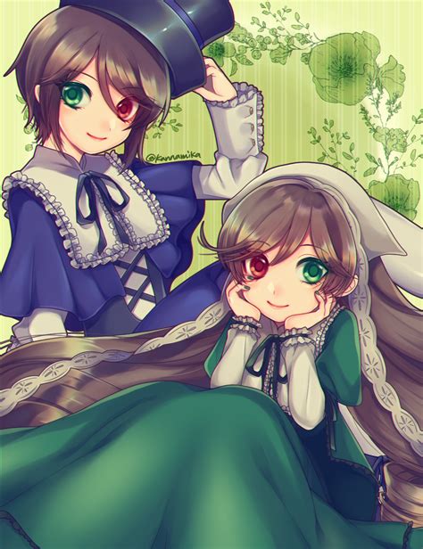 suiseiseki and souseiseki (rozen maiden) drawn by amano_hotaru_(hotaama ...