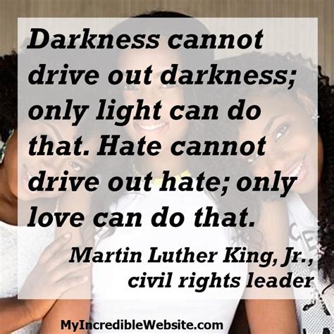 Martin Luther King, Jr. on Love vs. Hate | by John Kremer | Love Quotes of the Day | Medium