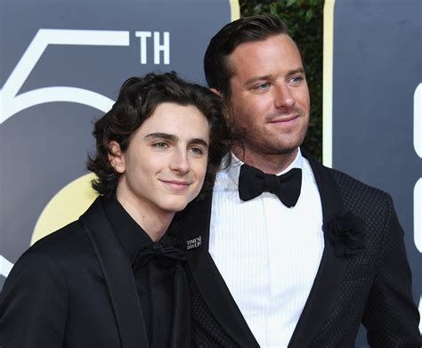 El viral comentario de Armie Hammer sobre el último selfie que Timothée ...