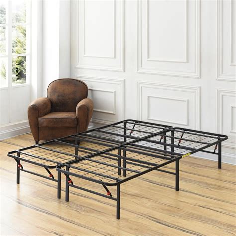 Hercules Full-Size 14 in. H Heavy Duty Metal Platform Bed Frame-125001 ...