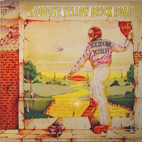 Elton John | Goodbye yellow brick road, Elton john album covers, Yellow brick road