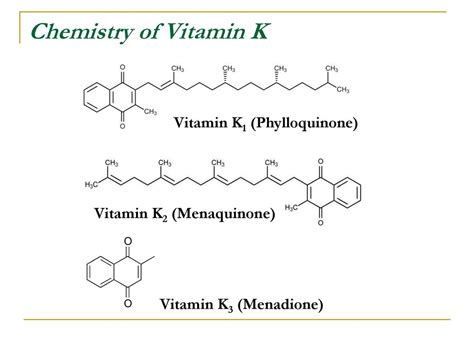 Vitamin K Structure