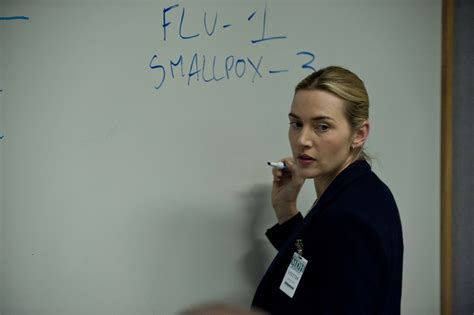 "Contagion" movie still, 2011. Kate Winslet as Dr. Erin Mears. Go To Movies, Free Movies ...