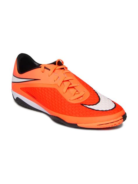 Buy Nike Men Neon Orange Hypervenom Phelon IC Football Shoes - 634 ...