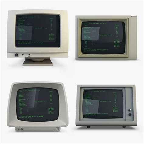 Retro Monitor Collection volume 1 3D model | CGTrader