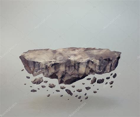 Falling floating Rocks — Stock Photo © PaperStreet #52561455