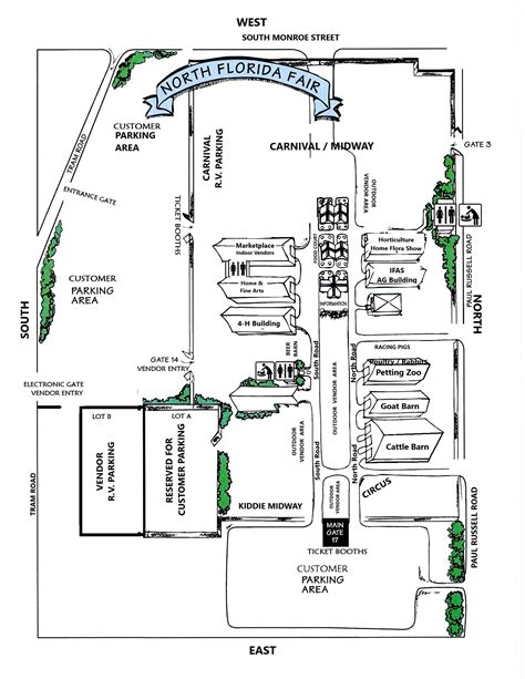 Vendor Map – North Florida Fair