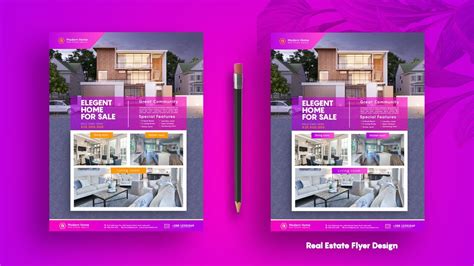 Real Estate Flyer Design in photoshop cc | How to design real estate flyer in photoshop cc - YouTube