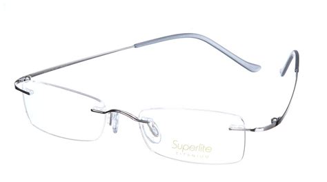 Superlite SL09 - Titanium Rimless Glasses