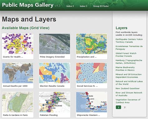 New Map Template Provides Fast Access to Web Maps | ArcNews