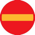 Don't drive over a cliff warning traffic sign vector image | Free SVG