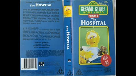 Sesame Street Home Video Visits The Hospital Australian VHS - YouTube