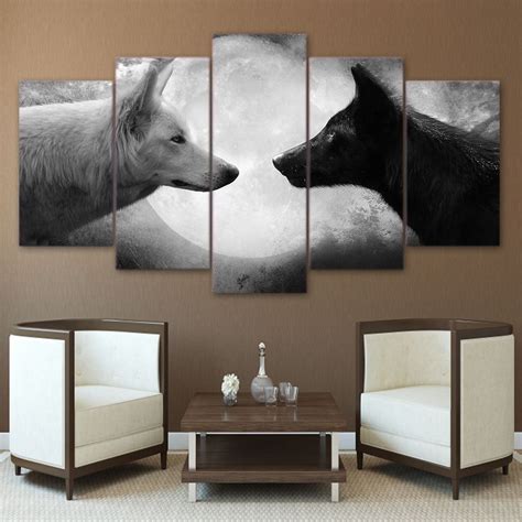 Pin by 🙏 Jett. ••• on Bedroom.. | Wolf wall art, Wolf decor, Wolf canvas