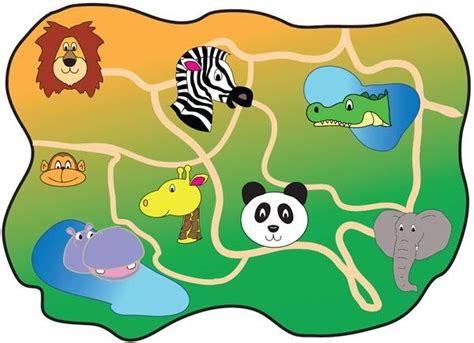 Zoo Map...A map of a fictional zoo ideal for early years role play ...