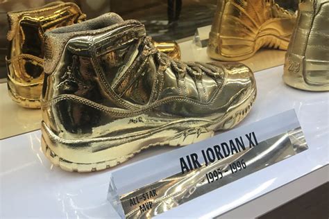 These Classic Air Jordans Were Dipped in Gold for NBA All-Star Weekend ...