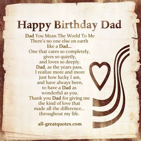Happy birthday dad Poems