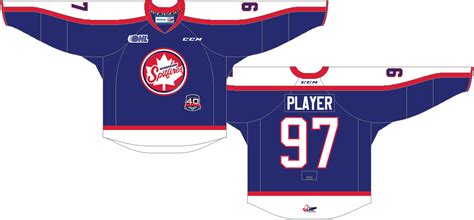 Windsor Spitfires Uniform - Special Event Uniform - Ontario Hockey League (OHL) - Chris Creamer ...