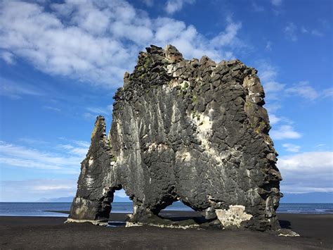 (OC) Hvítserkur basalt rock formation in the north west of Iceland [4032x3024] | Basalt rock ...