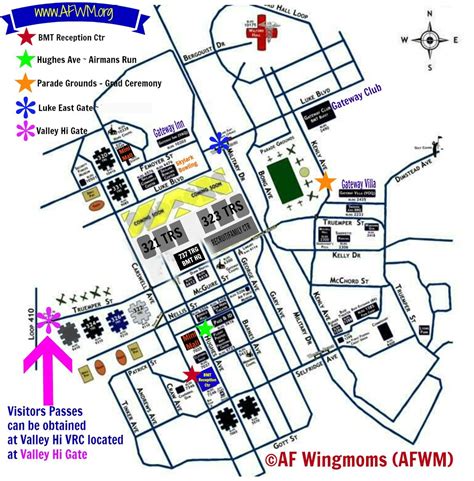 Maps - AF WingMoms (Parade grounds) | Lackland air force base, Air ...