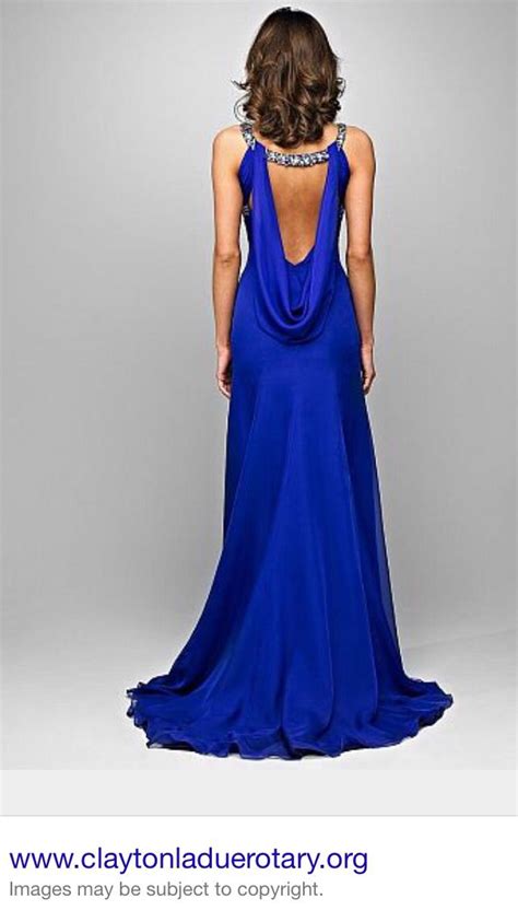 Electric blue dress | Dresses, Electric blue dresses, Backless dress formal