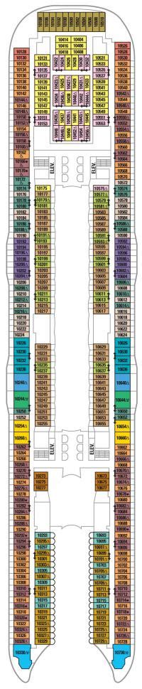 Deck 10 - Allure of the Seas Deck Plans | Royal Caribbean Blog