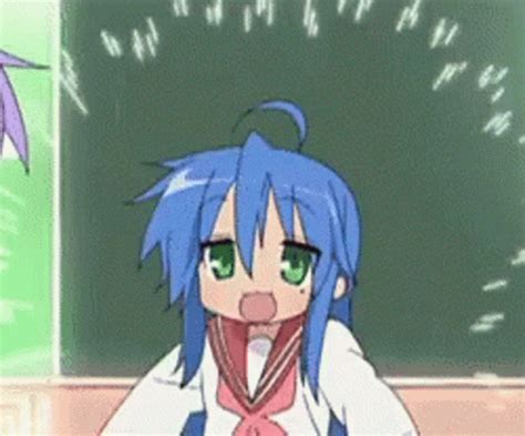 Hyper Anime GIF - Hyper Anime Lucky Star - Discover & Share GIFs