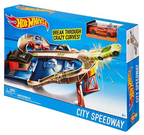 Hot Wheels City Speedway Racing Track Playset | eBay