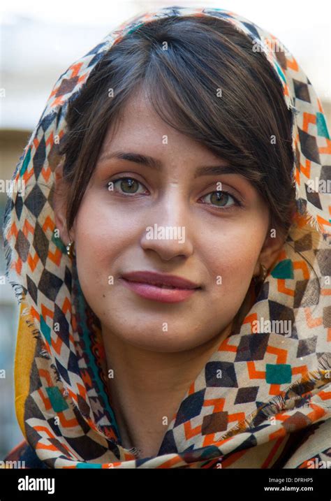 Beautiful Young Kurdish Woman, Palangan, Iran Stock Photo - Alamy