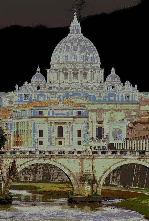 Basillica di San Pietro Digital Art by Steve Decker - Fine Art America